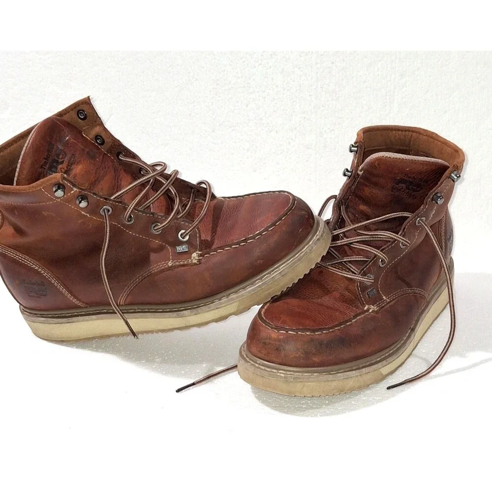 Timberland PRO Mens Barstow Wedge 6 Moc Soft Toe Work Boots 89647 Work Casual